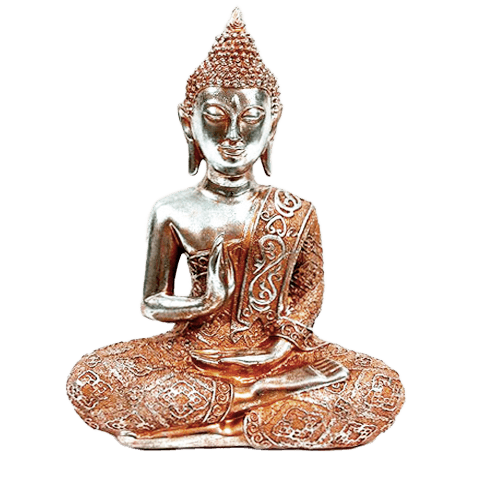 Buda Plateado Deco (F141)