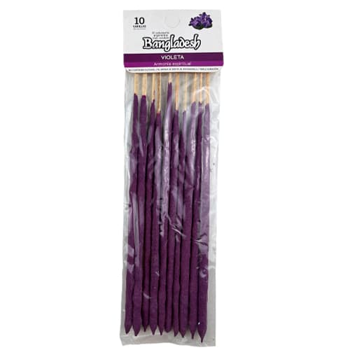 Bangladesh Sahumerio Triple Empaste x 10 - Violeta (432D)