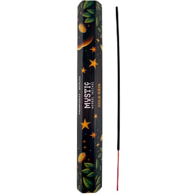 Mystic Herbal Incense Hexagonal - Gold Rain