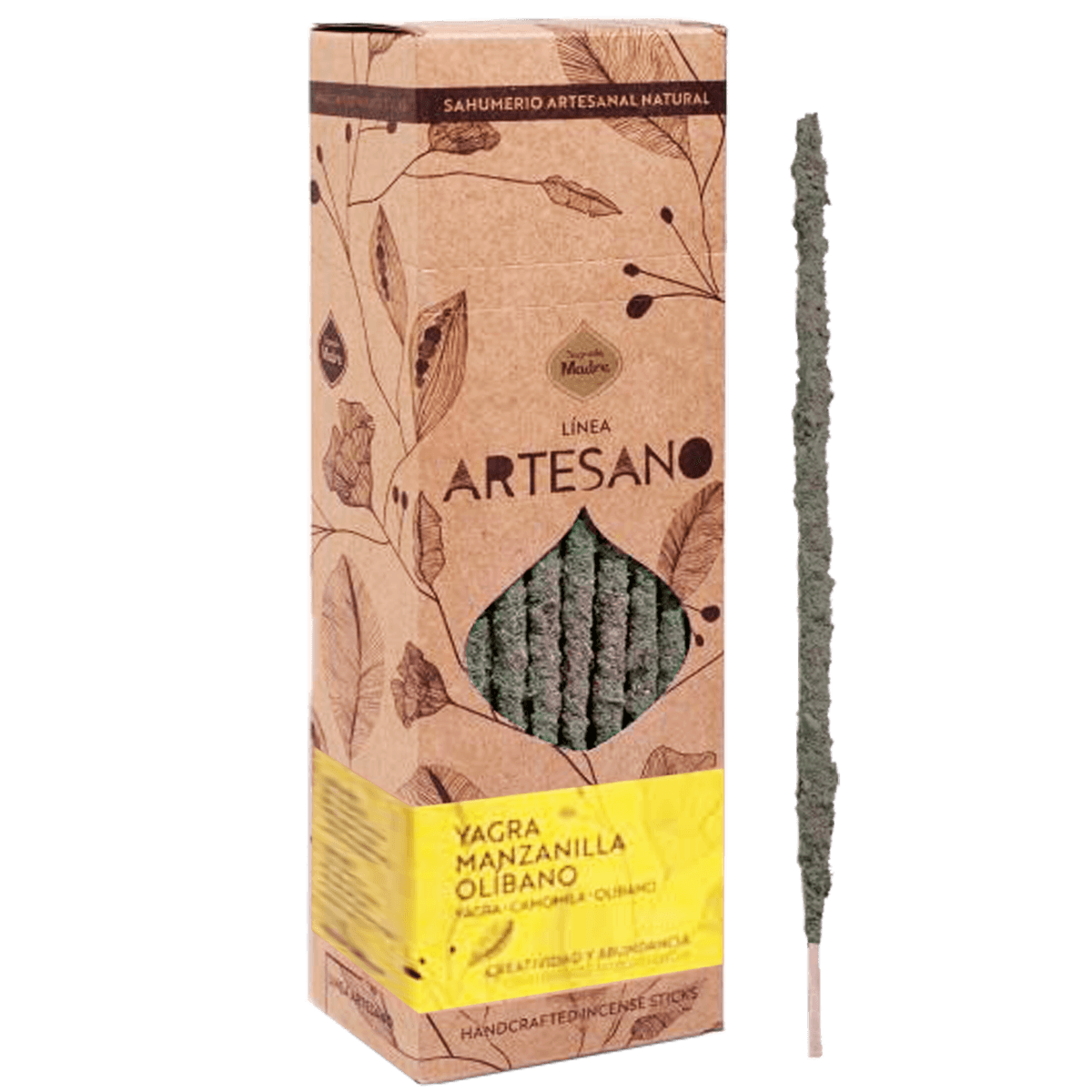 Sahumerio Artesano Natural - Yagra Manzanilla Olíbano