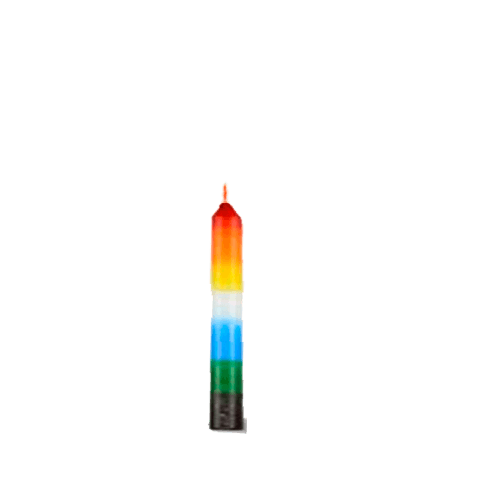 Velas Cortas 7 colores (195A)