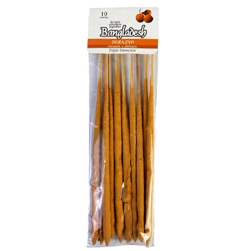 Bangladesh Sahumerio Triple Empaste x 10 - Durazno (432D)