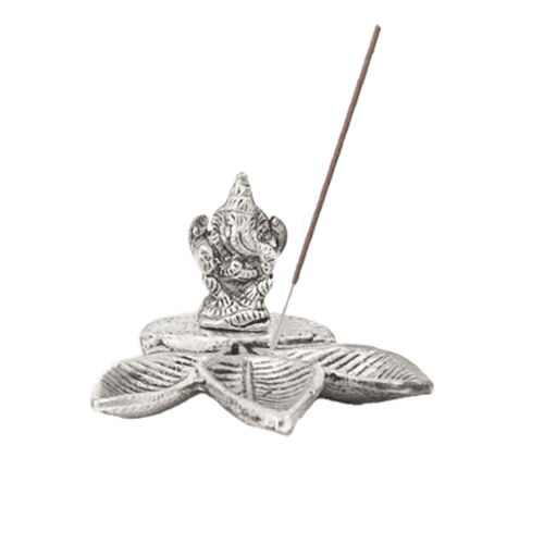 Porta Sahumerio Sobre Flor Metal - Ganesh (650O)