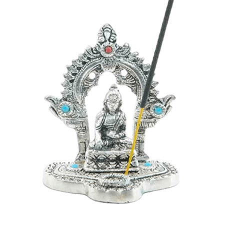 Porta Sahumerio en Altar Metal - Budha (650P)
