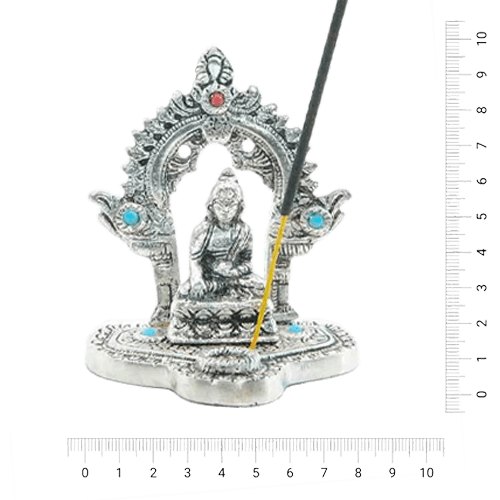 Porta Sahumerio en Altar Metal - Budha (650P)