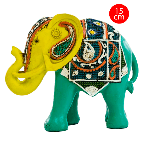 Elefante Cabeza Amarilla 15 Cm. (727J)