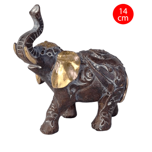 Elefante Orejas Oro 14 Cm. Posición B (946J)