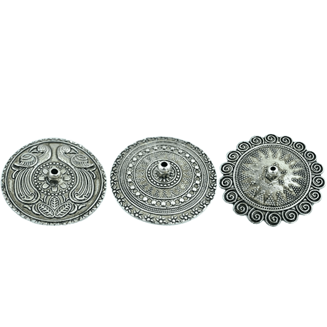 Porta Sahumerio Metal Circulos
