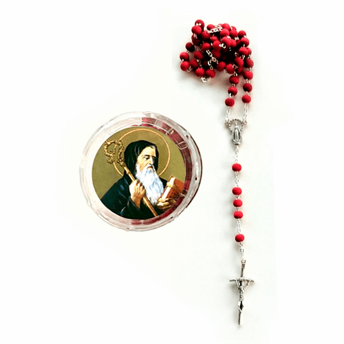 Rosario Santorial de Rosas en Caja San Benito