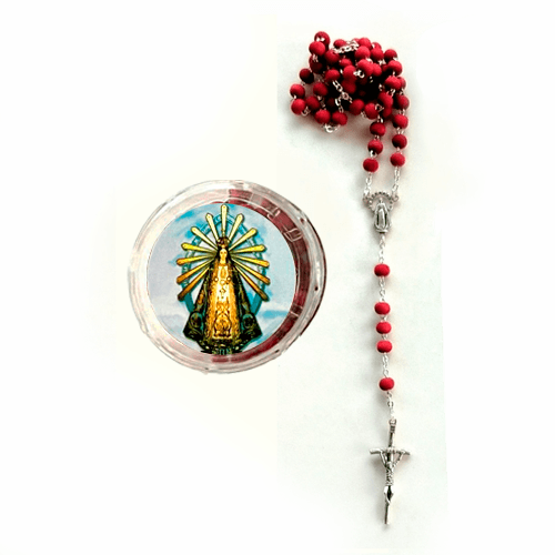 Rosario Santorial de Rosas en Caja Virgen de Luján