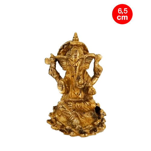 Ganesh de Bronce 6,5 Cm. Posición A (511A)