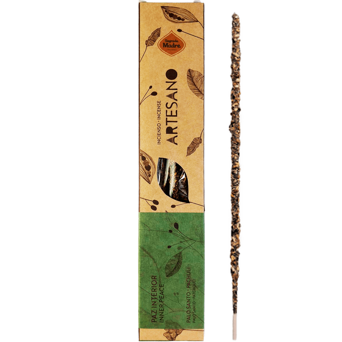 Sahumerio Artesano x5 - Palo Santo Pachuli