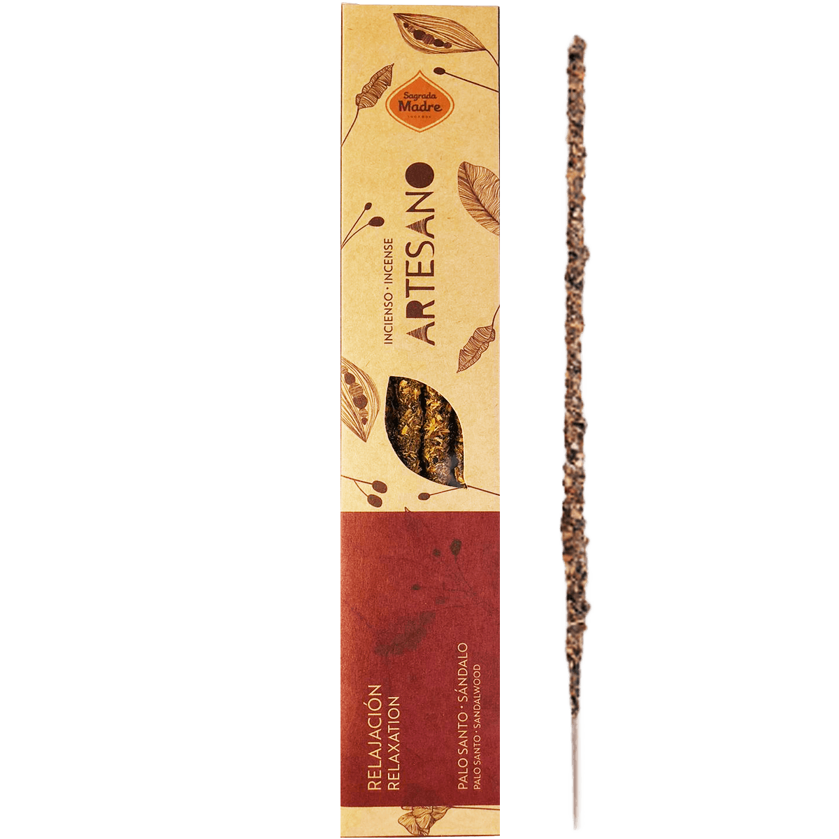 Sahumerio Artesano x5 - Palo Santo Sándalo