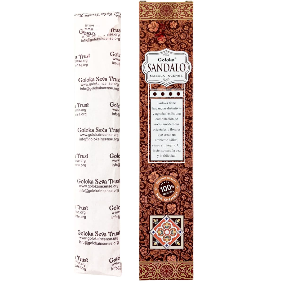 Sahumerio Goloka Masala - Sándalo
