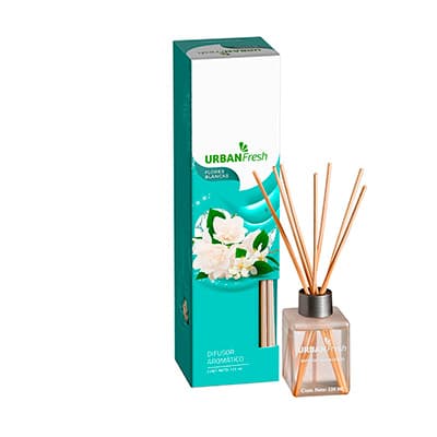 UF Difusor con varilla - Flores Blancas