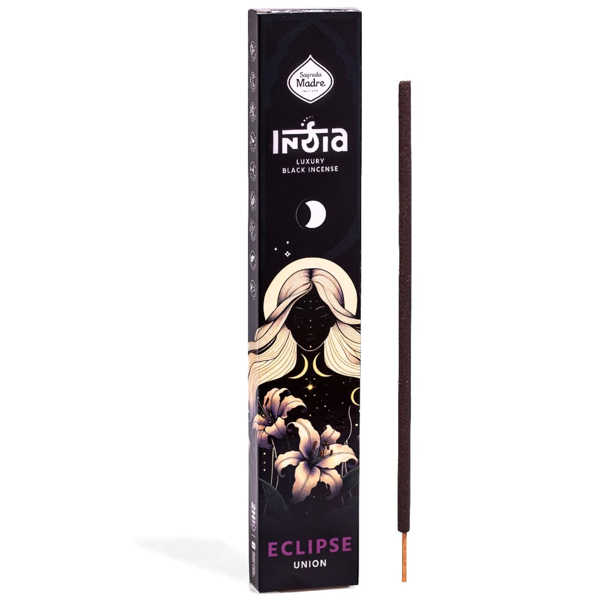 Sahumerio India Black - Eclipse (Unión)