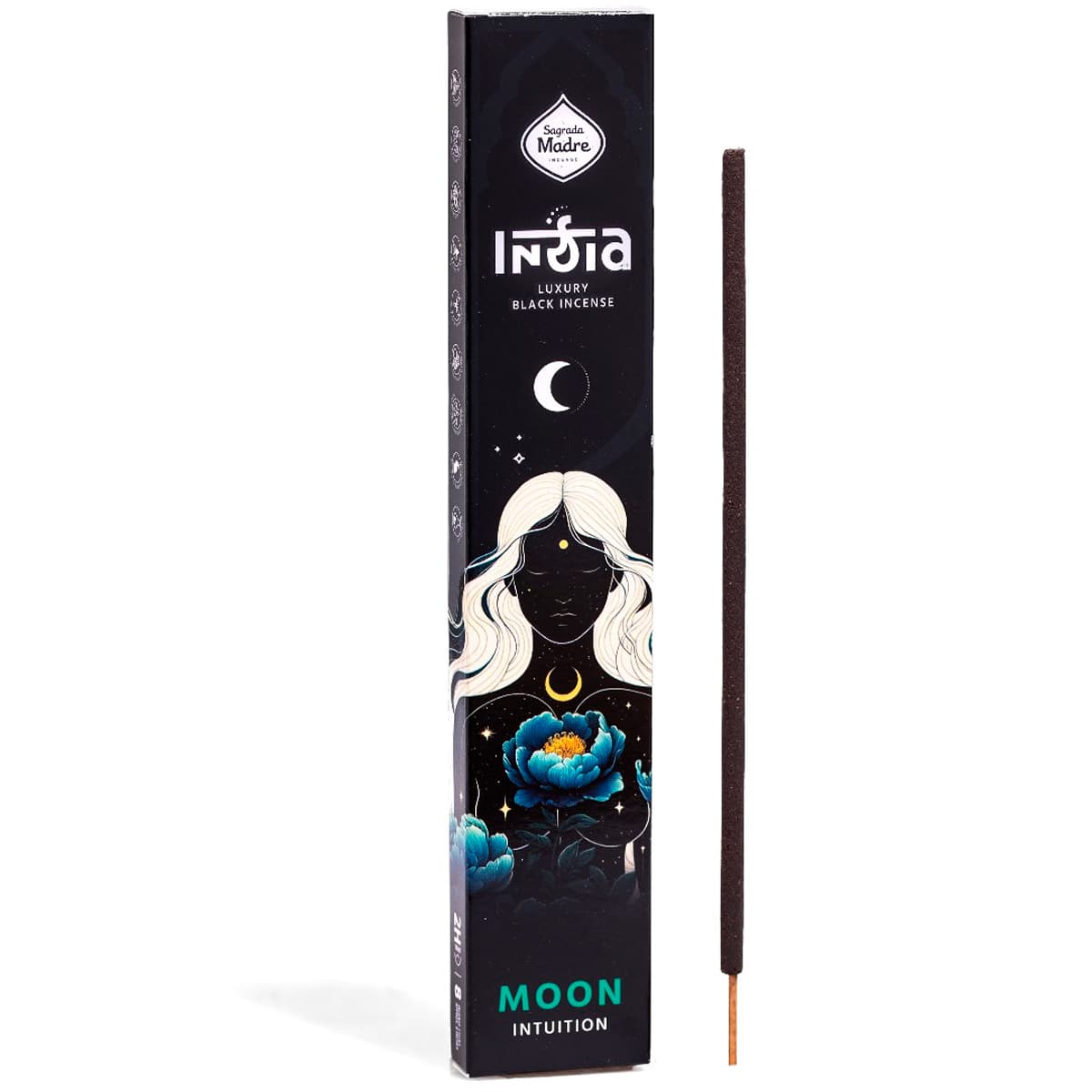 Sahumerio India Black - Moon (Intuición)
