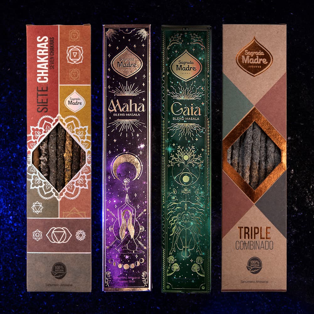 Sahumerios Blend, 7 Chakras y Triple Combinado