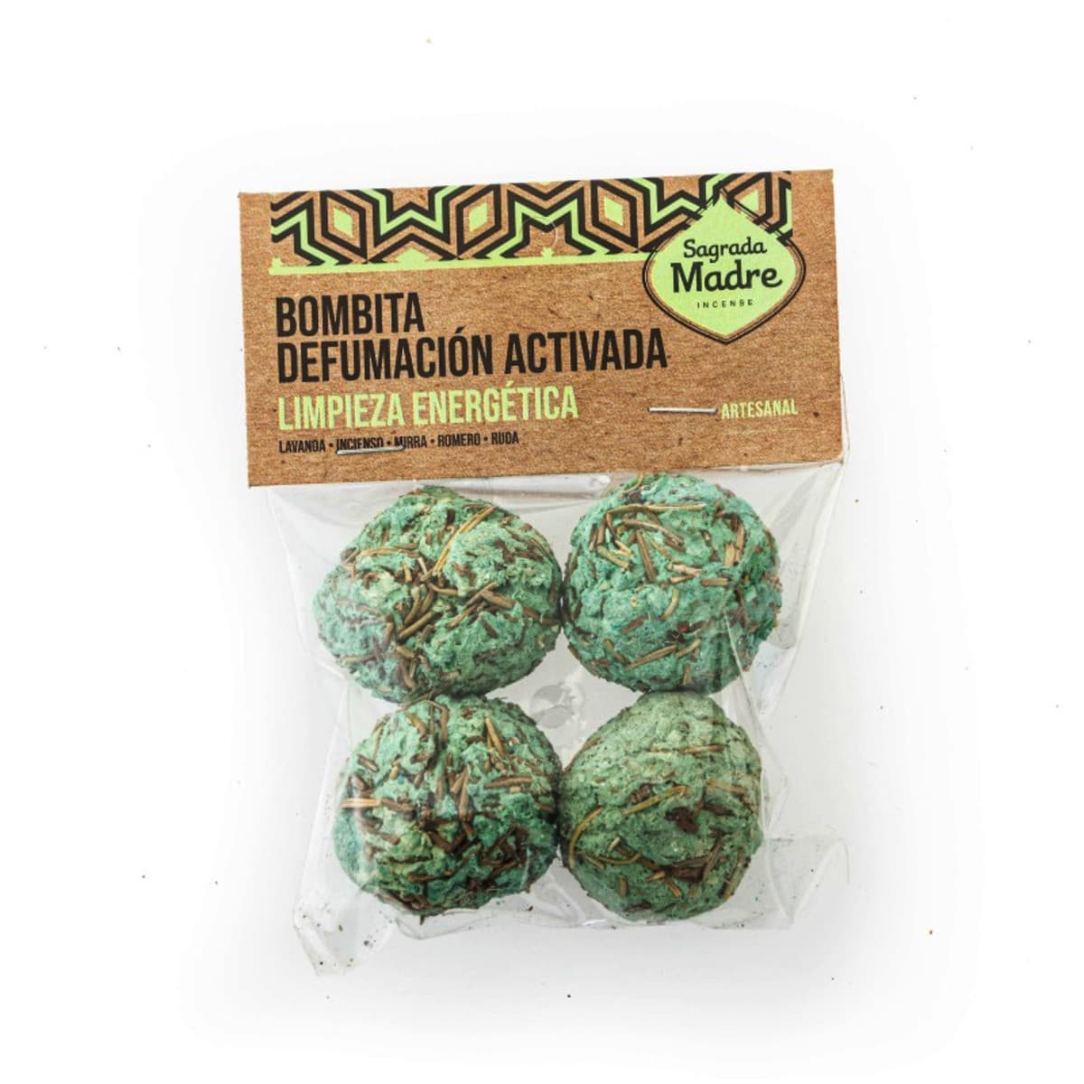 Bombita Defumación Activada (Bolsita x 4) - Limpieza Energética
