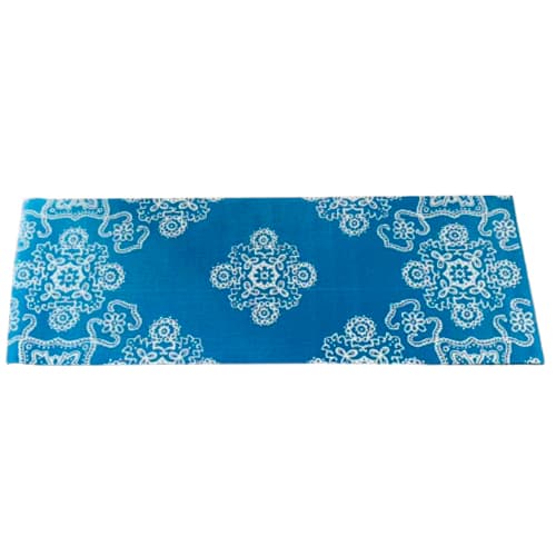 Mat de Yoga Azul con Diseño Floral (YM06P105)