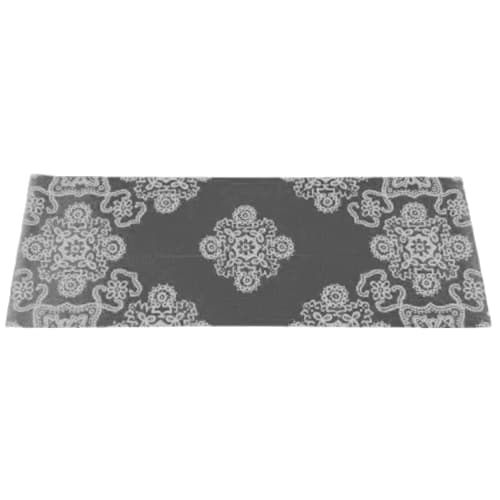 Mat de Yoga Gris Diseño Floral (YM06P106)