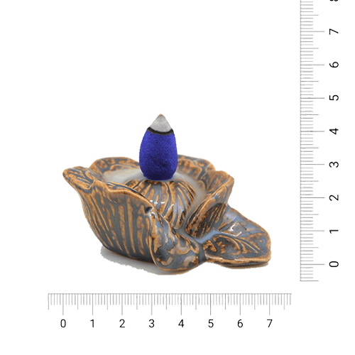 Porta Conos Flor 3,2 cm - Marrón (651O)