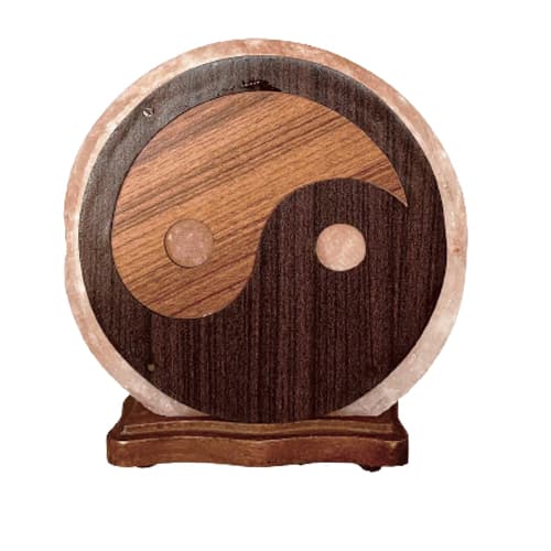 Lámpara de Sal del Himalaya Yin Yang LS041