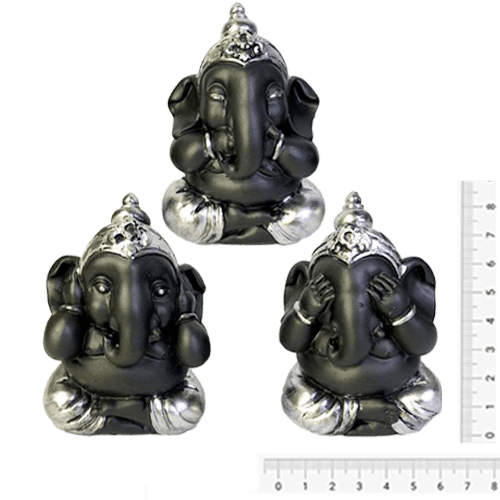 Ganesha ciego, sordo, mudo (Pack x 3)